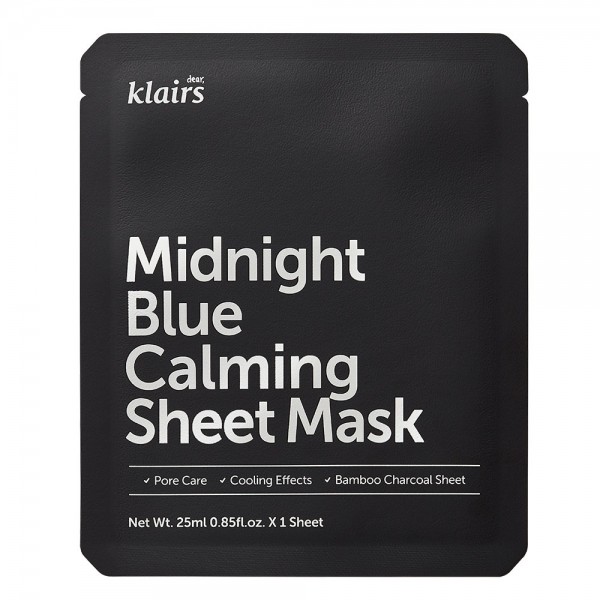 Dear Klairs Midnight Blue Calming Sheet Mask