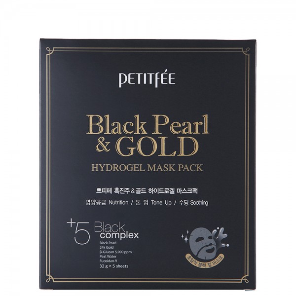 Petitfee Black Pearl &amp; Gold Hydrogel Mask Pack