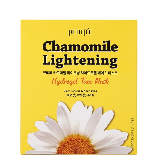 Petitfee Chamomile Lightening Hydrogel Mask Pack
